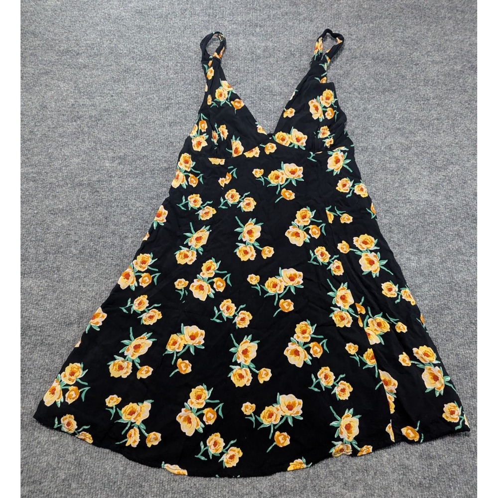 Urban‎ Outfitters Evelyn Empire Floral Mini Sun Dress Women's Size Petite Small